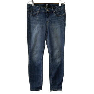 Paige Verdugo Ankle Low Rise Skinny Stretch Blue Denim Jeans Womens Size 27x25